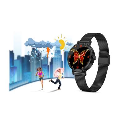 14. RUBICON SMARTWATCH RNBE64-3 BLACK Women's Watch