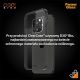8. PanzerGlass ClearCase Case for iPhone 15 Pro Max with Military Grade Certification - Transparent and Black