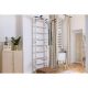 20. GYMNASTIC WOODEN AND METAL WALL BAR WITH METAL BAR AND ACCESSORIES FOR CHILDREN BENCHK 721W A076
