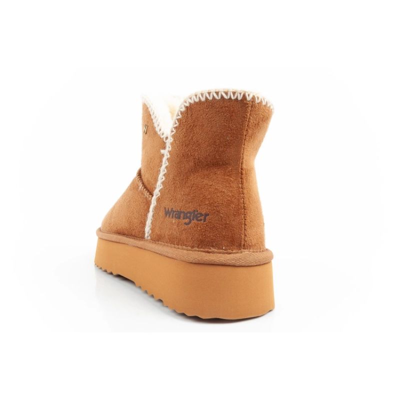 5. Wrangler Elsa winter boots ankle boots insulated comfortable fashionable brown