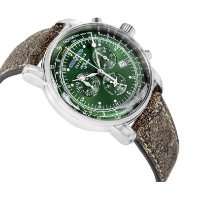 3. Men's Watch ZEPPELIN 100 Years Chronograph 8680-4 + BOX