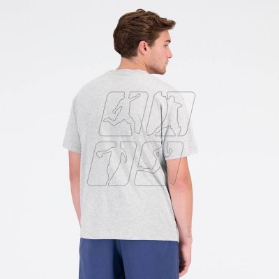 4. New Balance Sport Seasonal Graphic Cot AG M MT31904AG T-shirt