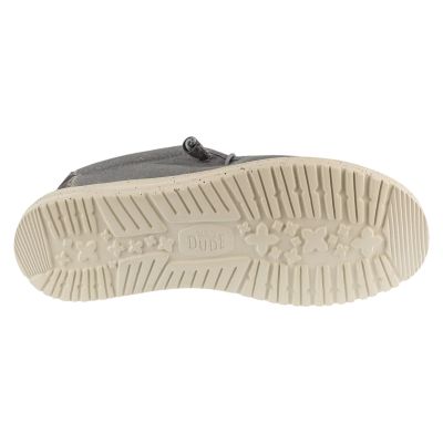 4. Hey Dude Wally Stretch Canvas 40700-1XA Grey 42