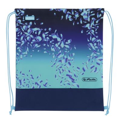 11. Herlitz SoftLight Plus Greenline Blue Ice School Backpack Set Girl Polyester Blue, Navy (Navy)