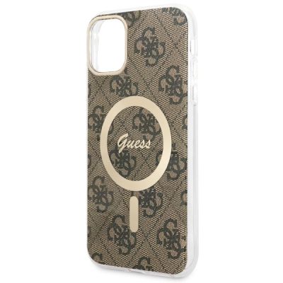5. Guess GUHMN61H4STW iPhone 11 6.1" brown/brown hardcase 4G MagSafe