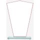 5. Glass trophy with a broken base