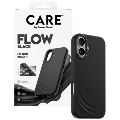 4. CARE by PanzerGlass Feature FLOW MagSafe Case for iPhone 17 - Black