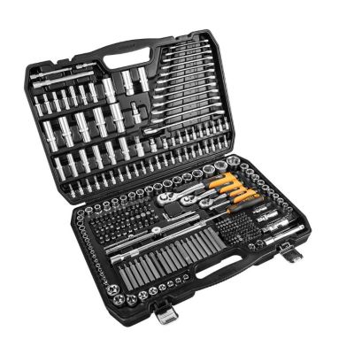 13. 300-Piece Socket Set, 1/2", 3/8", 1/4"