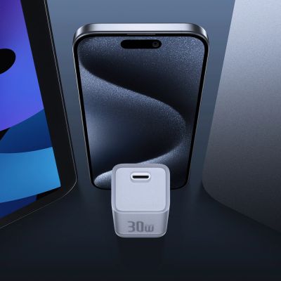 9. Baseus GaN5S 30W EU USB-C Wall Charger - White