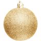 56. DECORATIVE PLASTIC BALL 6CM SET 35 GOLD