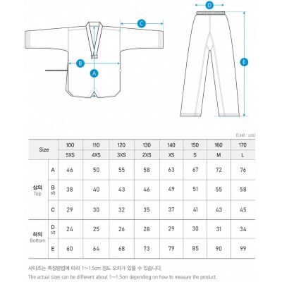 10. Dobok for Taekwondo - standard (WT) | MOOTO