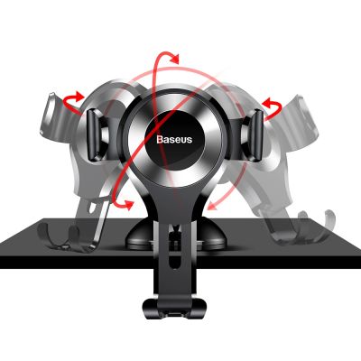 4. Baseus Osculum SUYL-XP0S gravity car holder for windshield or dashboard - silver