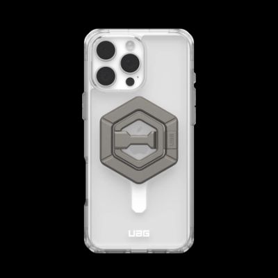 UAG Plyo Magsafe Case with Magnetic Ring Stand for iPhone 16 Pro Max - Titanium