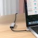 5. Wozinsky WAU-45C Ethernet Network Adapter LAN Gigabit RJ45 1000 Mb/s USB-C - Gray