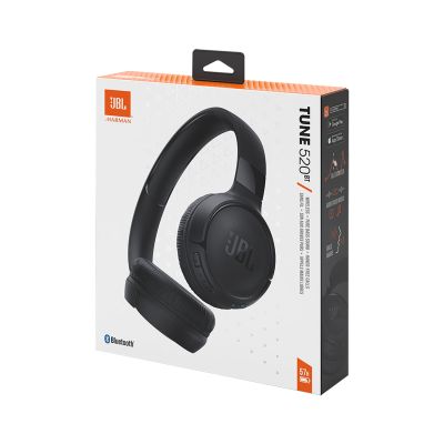 11. JBL Tune 520BT wireless on-ear Bluetooth 5.3 headphones - black