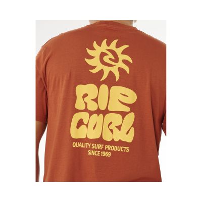 4. Men's RIP CURL Pacific Rinse Glass Off Tee Brown