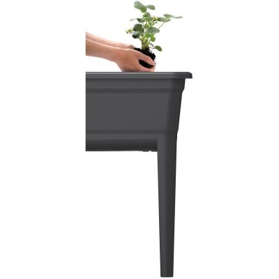 8. STANDING GREENHOUSE SEEDBED RESPANA SET ECOLINE 74.6x77.7x36.8CM ANTHRACITE