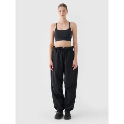 3. Women's casual oversize parachute pants 4F 4FRSS24TTROF1330-20S