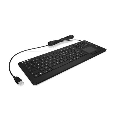 3. KeySonic KSK-6231 INEL (CH) Industrial USB QWERTZ Swiss Black Keyboard