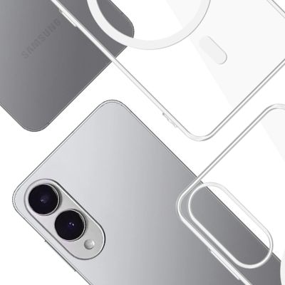 10. 3mk Clear MagCase for Samsung Galaxy S25 Edge - transparent