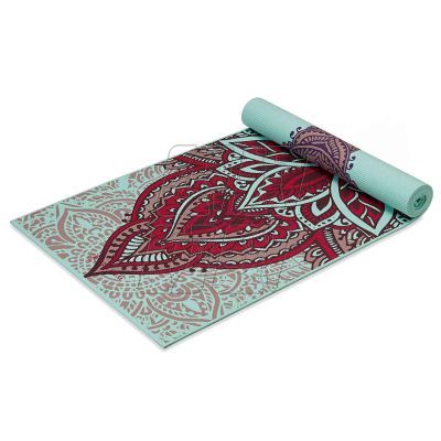 10. Yoga mat Gaiam Ara Rouge reversible 6 mm 63368