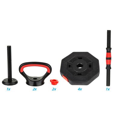 34. COMPOSITE KETTLEBELL PUSH-UP DEVICE 3-IN-1 10KG EB FIT