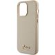 6. Guess Glitter Glossy Script case for iPhone 15 Pro Max - gold