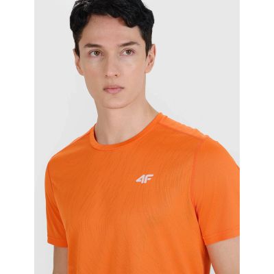 8. Men's 4F 4FWSS25TFTSM1260-70S regular quick-drying running shirt