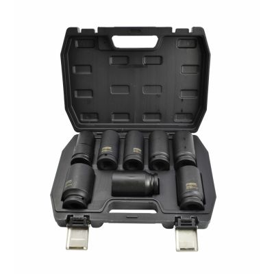 2. AWTOOLS IMPACT SOCKET SET 3/4" 8 pcs./24-38mm/ LONG BLACK LINE