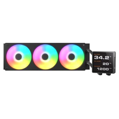 6. COUGAR CGR-PSDVPRGB-B-360 Processor All-in-One Liquid Cooler 12 cm Black