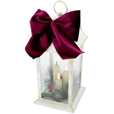 LANTERN ADVENT LANTERN LED 30CM 3 CANDLES WHITE