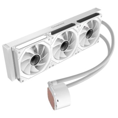 5. GameMax ICEBURG 360 DIGITAL WH computer cooling system Processor All-in-one Liquid Cooler 12 cm White 1 pc.