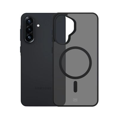 6. 3mk Smoke MagCase for Samsung Galaxy A57 - Gray-Translucent