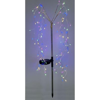 11. SOLAR LAMP TREE FIREWORKS MULTICOLOR 72CM 120 LED