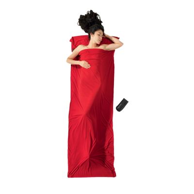 Cocoon TravelSheet Rectangular Sleeping Bag Cotton, Fabric Red