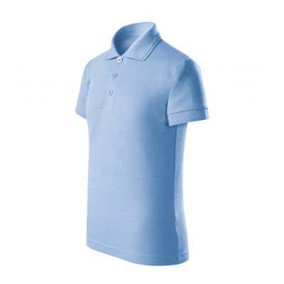 2. Malfini Pique Polo Free Jr MLI-F2215 blue polo shirt