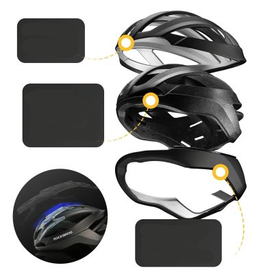 3. Universal cycling helmet Lingzhe LK-69 size L black 58-62 cm
