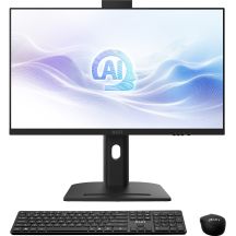 MSI Modern AM273QP AI 1UMG-221AT Intel Core Ultra 7 155H 68.6 cm (27") 2560 x 1440 px All-in-One PC 32 GB DDR5-SDRAM 1 TB SSD Windows 11 Pro Wi-Fi 6E (802.11ax) Black