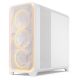 5. Fractal Design Meshify 3 XL Ambience Pro RGB Clear Tint White ATX case