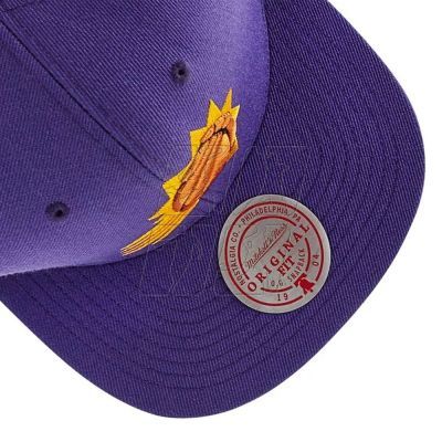 4. Mitchell &amp; Ness NBA Phoenix Suns Team Ground 2.0 Snapback Suns Cap HHSS3256-PSUYYPPPPURP