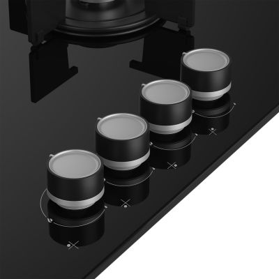 7. Beko Gas Hob HILG64220S (4 burners; black)