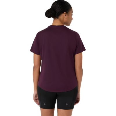 3. ASICS Fujitrail Logo SS Top 2012D432-501 Burgundy L