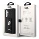7. Karl Lagerfeld Gripstand Saffiano Karl&Choupette Pins case for Samsung Galaxy S23 FE - black