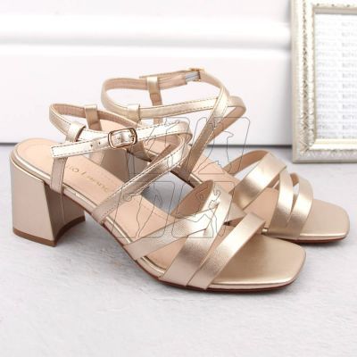 6. Sergio Leone W SK437 gold heel sandals