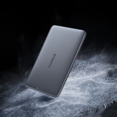 6. Baseus PicoGo AM41 Ultra-Slim 5000mAh 20W MagSafe Compatible Power Bank with Baseus Simple USB-C 60W 30cm Cable - Black