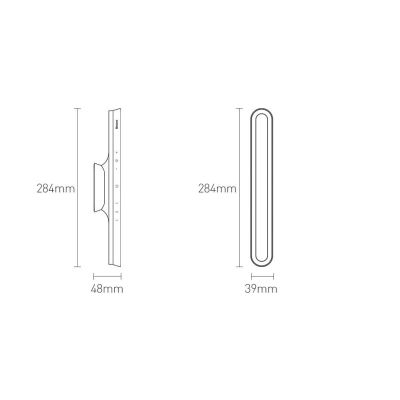 16. Baseus magnetic LED bedside lamp lamp for home kitchen room white (DGXC-02)