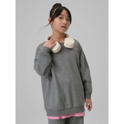 7. Girls' loose sweatshirt without hood 4F 4FJRSS26TSWSF2624-25M