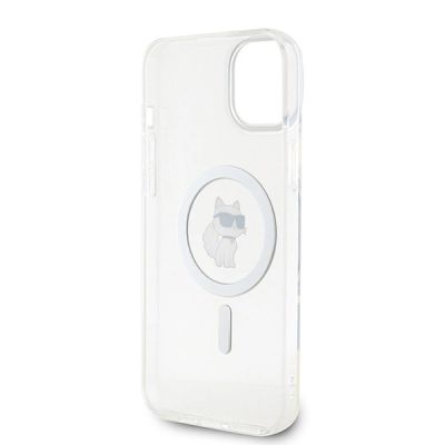 7. Karl Lagerfeld IML Choupette MagSafe case for iPhone 15 Plus - transparent
