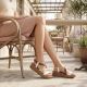 7. Filippo DS7904 women's Roman wedge sandals