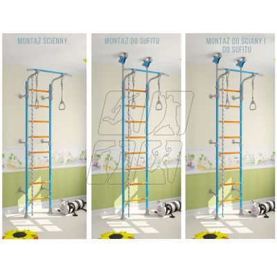 13. Wallbarz Family EG-W-056 gymnastic ladder